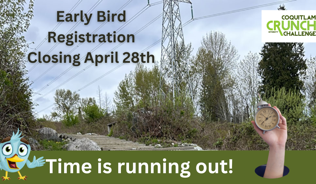 Early bird registration closing April 28th